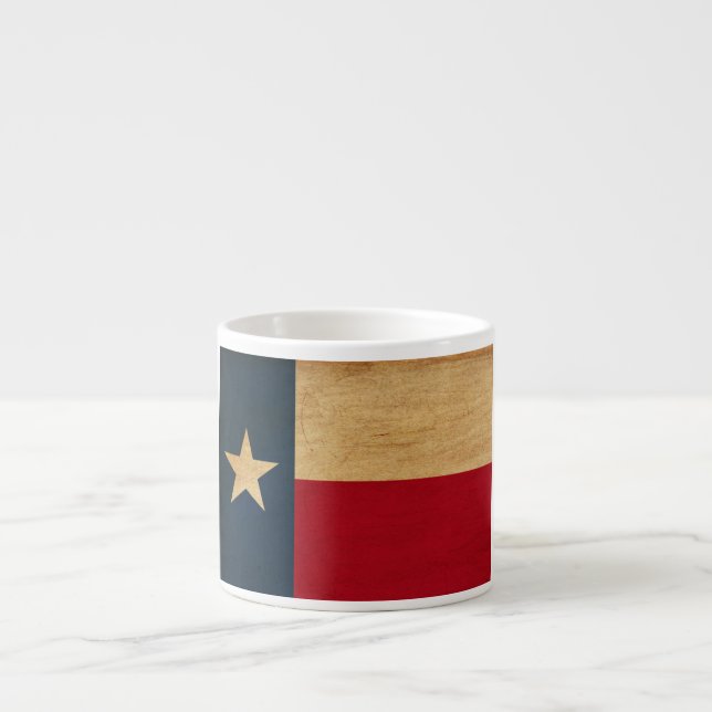 Texas flagga espressomugg (Framsidan)