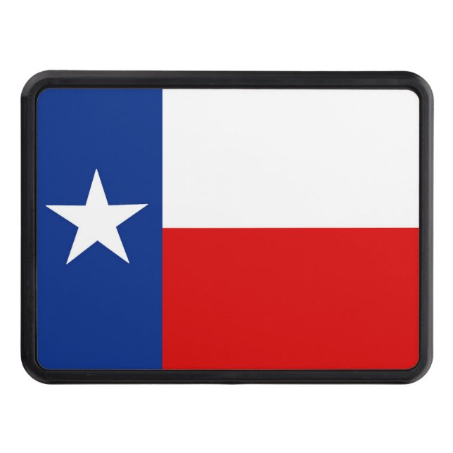 Texas Flagga for Hitch Skydd För Dragkrok (Framsidan)