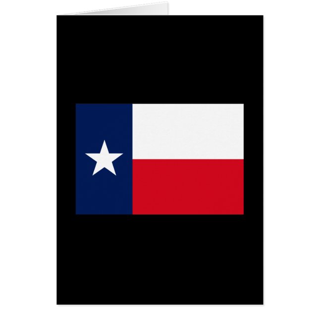 TEXAS FLAGGA HÄLSNINGSKORT (Framsidan)