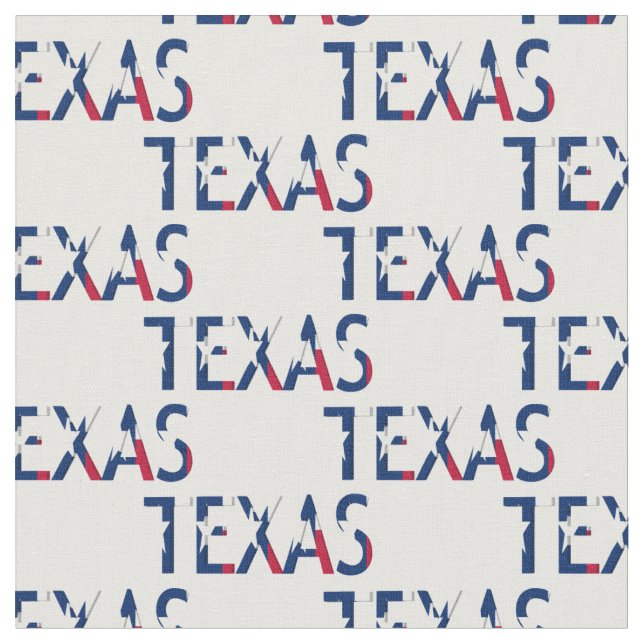 Texas flagga i ord Texas Tyg (Närbild)