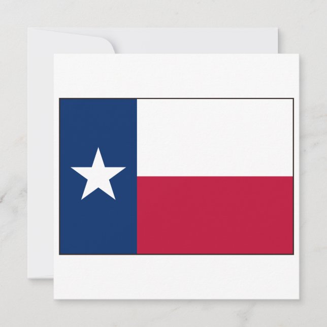 Texas Flagga Inbjudningar (Framsida)