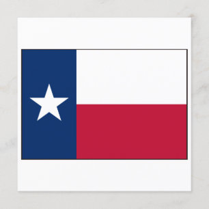 Texas Flagga Inbjudningar