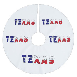 Texas Flagga Julgransmatta Borstad Polyester