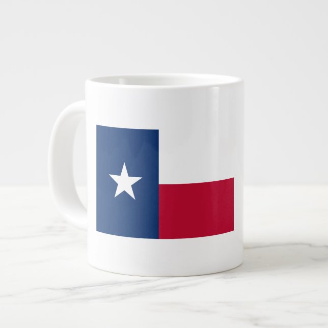 Texas Flagga Jumbo Mugg (Framsida vänster)