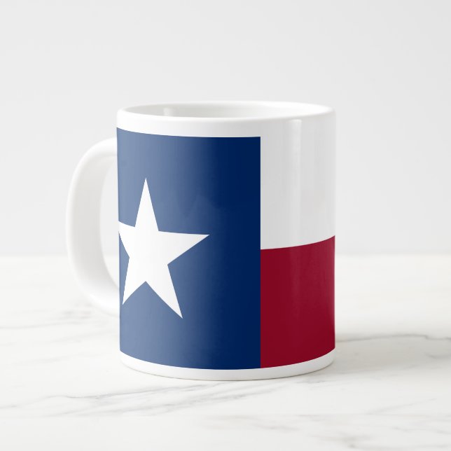 Texas flagga jumbo mugg (Framsida vänster)
