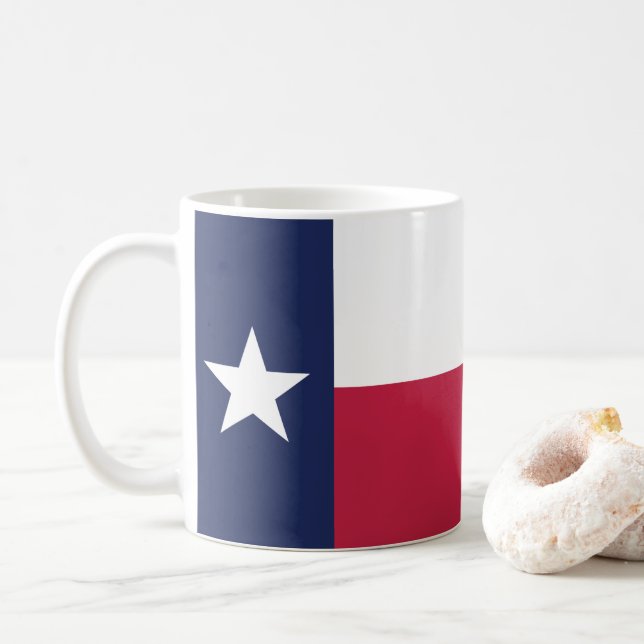 Texas Flagga Kaffemugg (Med munk)
