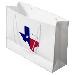 Texas Flagga Karta