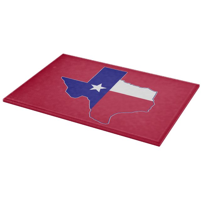 Texas Flagga Karta (Hörn)