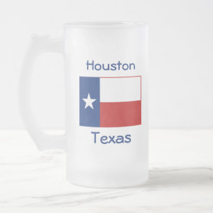 Texas Flagga Karta City Mugg