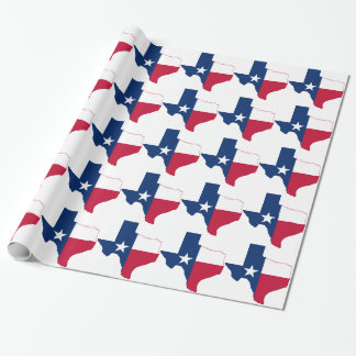 Texas flagga karta presentpapper
