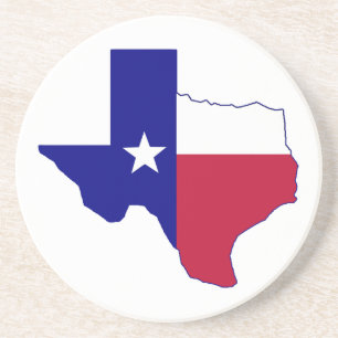 Texas Flagga Karta Underlägg