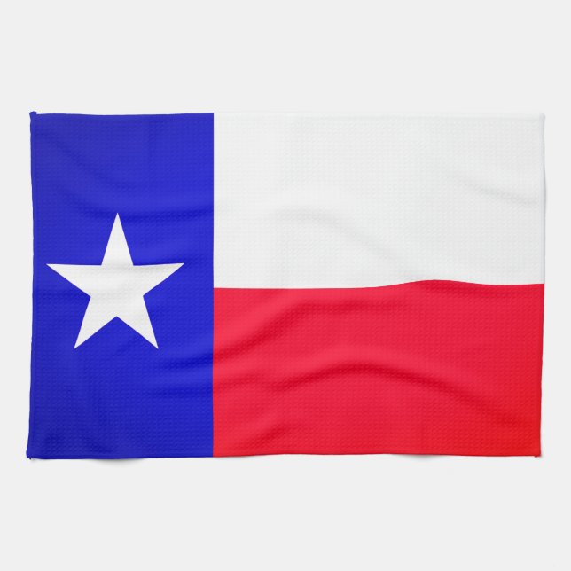 Texas Flagga Kitchen Towel Kökshandduk (Horisontell)