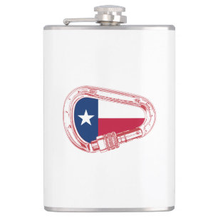 Texas Flagga klätting Carabiner Fickplunta