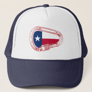 Texas Flagga klätting Carabiner Keps