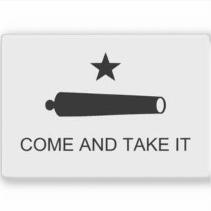 Texas Flagga - Kom och ta den Klistermärken