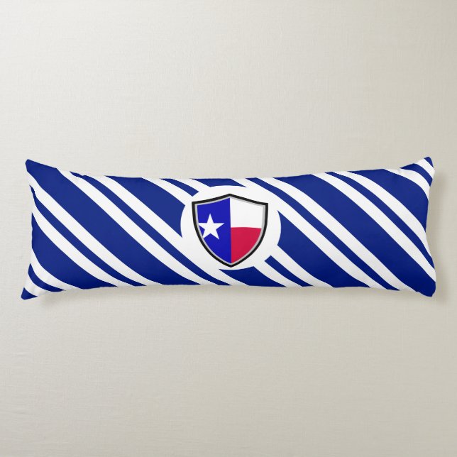 Texas flagga kroppskudde (Framsidan)