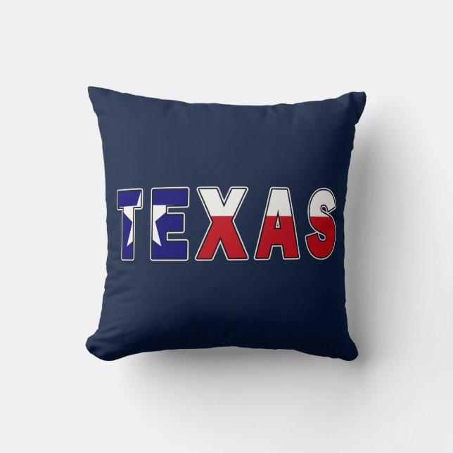 Texas Flagga Kudde (Framsida)