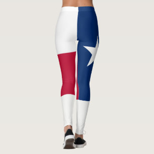 Texas flagga leggings