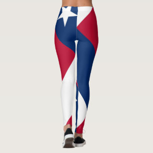 Texas flagga leggings