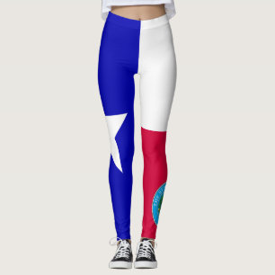 Texas flagga leggings