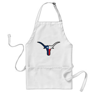 Texas Flagga Longhorn Förkläde