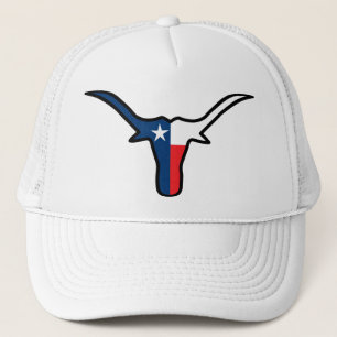 Texas Flagga Longhorn Keps