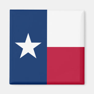 Texas flagga magnet