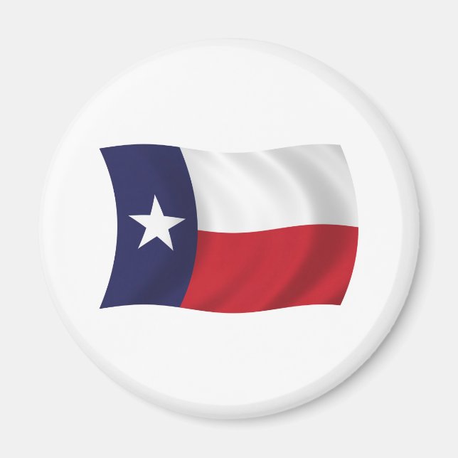 Texas Flagga Magnet (Framsidan)