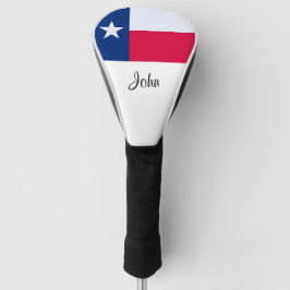 Texas Flagga Monogram Golf Head Cover