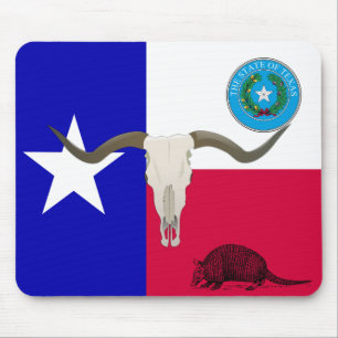 Texas flagga musmatta