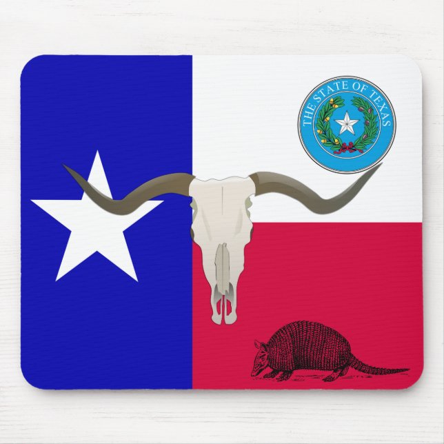 Texas flagga musmatta (Framsidan)