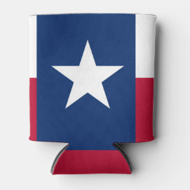 Texas Flagga Namn Can Cooler