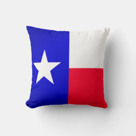 Texas Flagga och Bluebonnets Kudde