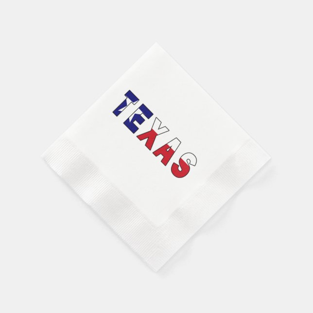 Texas Flagga Pappersservett (Hörn)