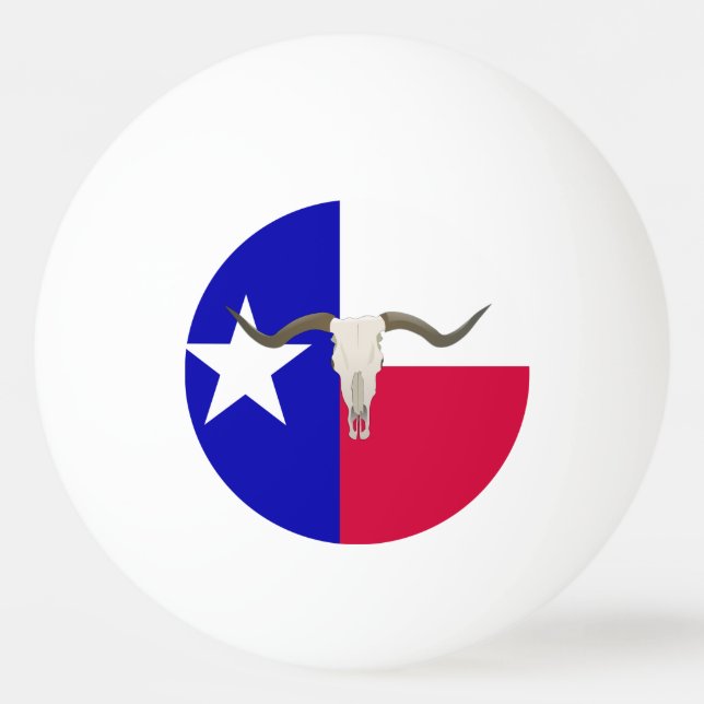 Texas flagga pingisboll (Baksidan)