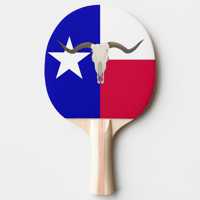 Texas flagga pingisracket (Framsidan)