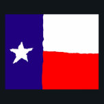Texas Flagga Pop Art Poster - amerikanska Stater-u<br><div class="desc">USA Stater Flaggor Digital Artworks - American National Symbols & Emblems - Flaggor of United States of America</div>