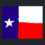 Texas Flagga Pop Art Poster - amerikanska Stater-u<br><div class="desc">USA Stater Flaggor Digital Artworks - American National Symbols & Emblems - Flaggor of United States of America</div>