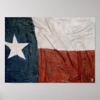Texas Flagga Poster
