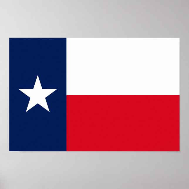 TEXAS Flagga - Poster (Framsidan)