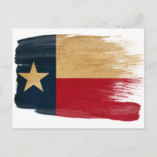 Texas Flagga Postkort Vykort