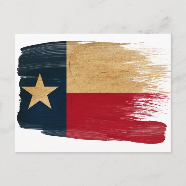Texas Flagga Postkort Vykort (Framsida)