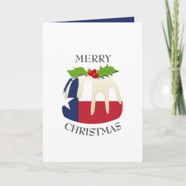 TEXAS FLAGGA | Pudding av festplommon | Jul Helgkort
