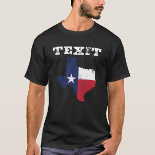 Texas Flagga Sektion T Shirt