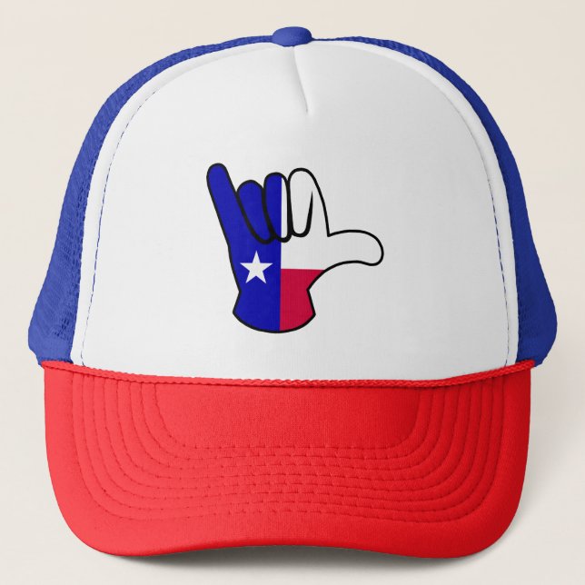 Texas flagga Shaka Keps (Framsida)