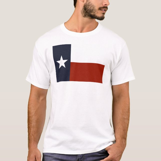 Texas Flagga T-shirt (Framsida)