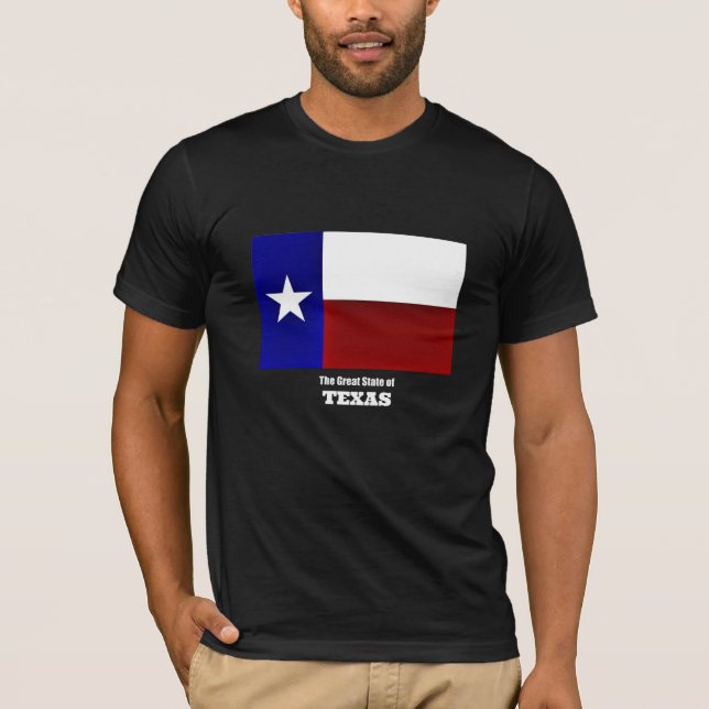 Texas flagga t shirt (Framsida)