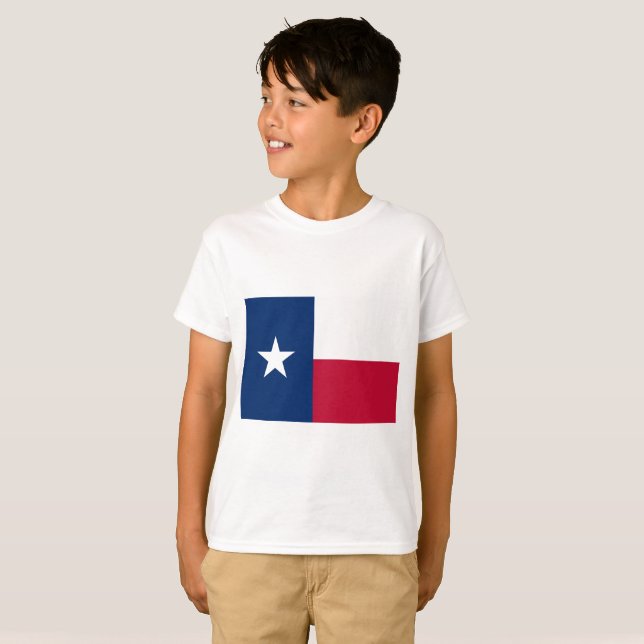 Texas flagga tee shirt (Hel framsida)