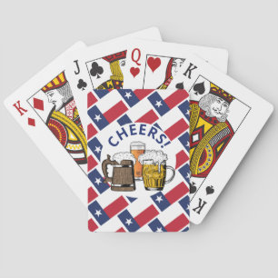 TEXAS FLAGGA Texan Beer Casinokort