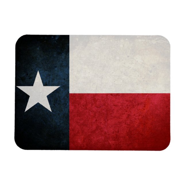 Texas Flagga; Texan; Magnet (Horisontell)